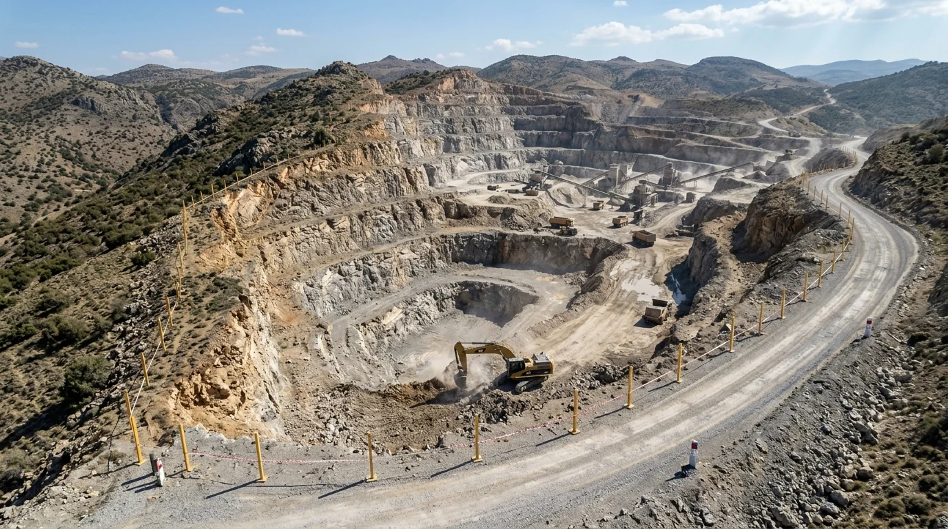 Maden ruhsat sahası sınır tespiti ve saha denetimi